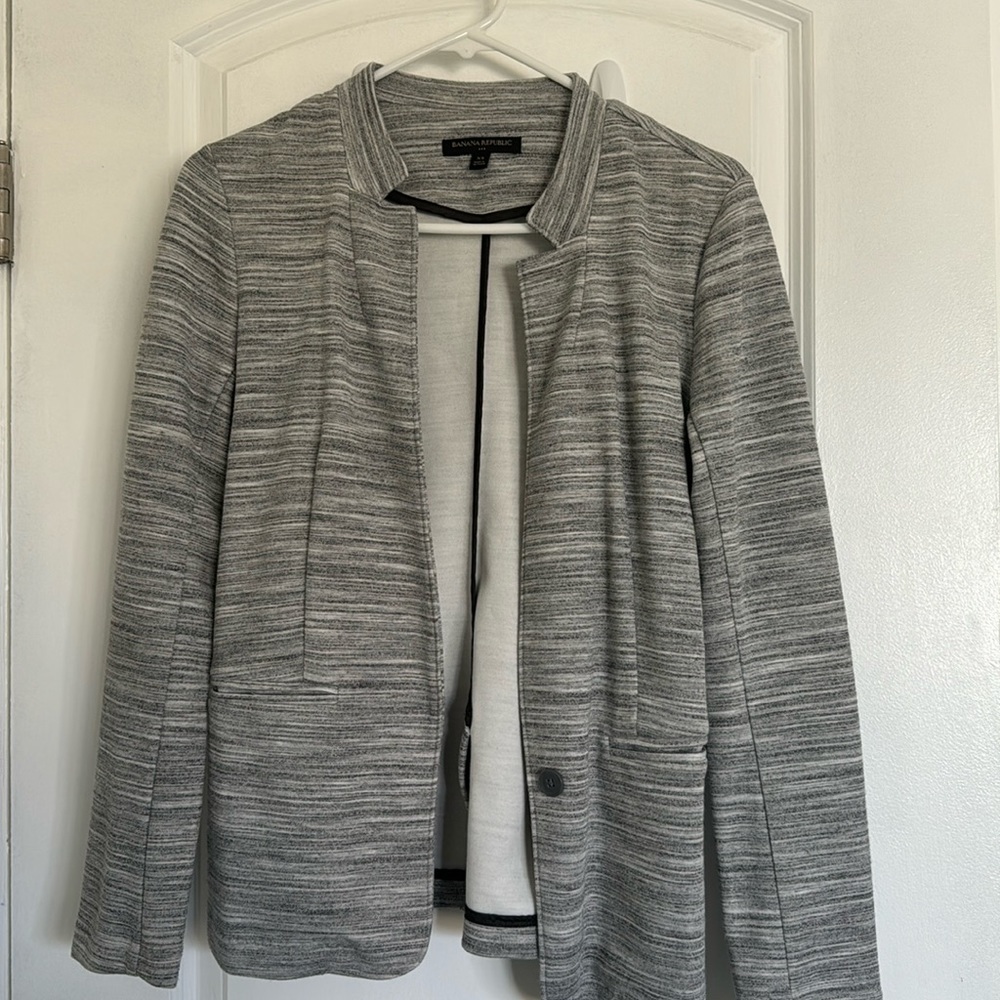 Banana republic, cotton blazer